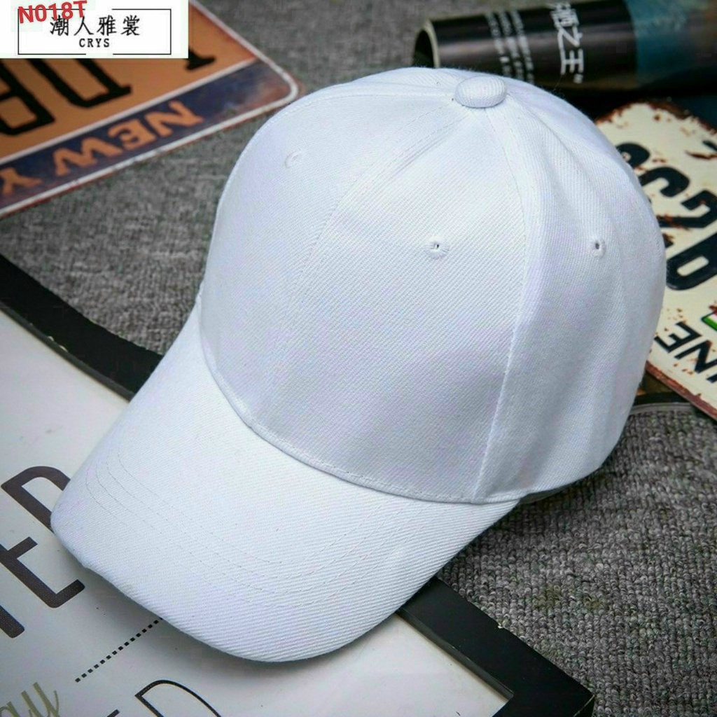 Nón lưỡi trai unisex chất liệu vải kaki nhiều màu trơn, phong cách Hàn Quốc mũ lưỡi trai dành cho nam nữ