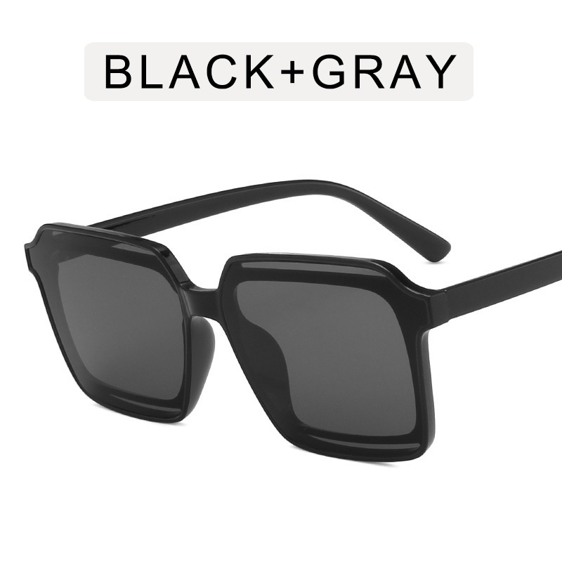 Kính Mát Gọng Vuông Lớn Phong Cách Hàn Quốc Thời Trang Cho Nữ