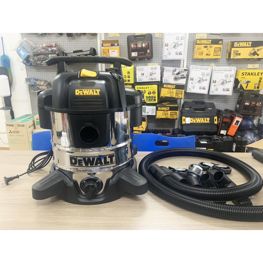 [Mã BMLT300 giảm 10% đơn 499K] Máy hút bụi công nghiệp khô và ướt Dewalt DXV30S