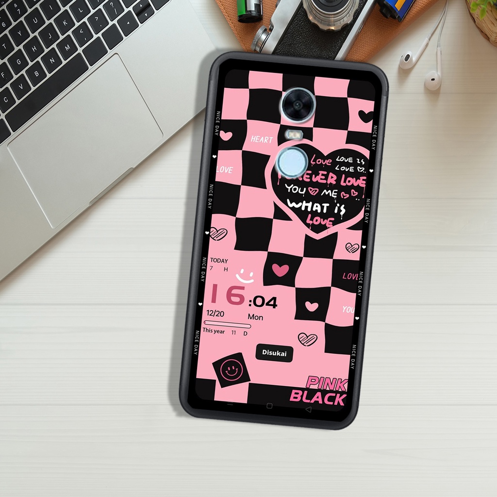 Ốp Lưng XIAOMI REDMI 5 - REDMI 5 PLUS - REDMI NOTE 3 , In Hình &quot;Black Heart&quot; Phong Cách Đẹp.