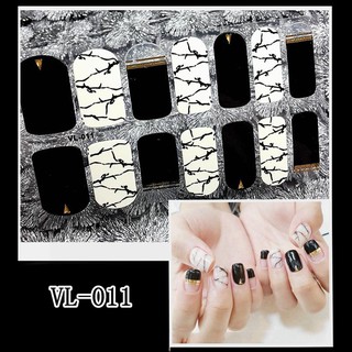 Miếng dán móng tay Silicon - Nail Wraps (14 miếng dán khô)
