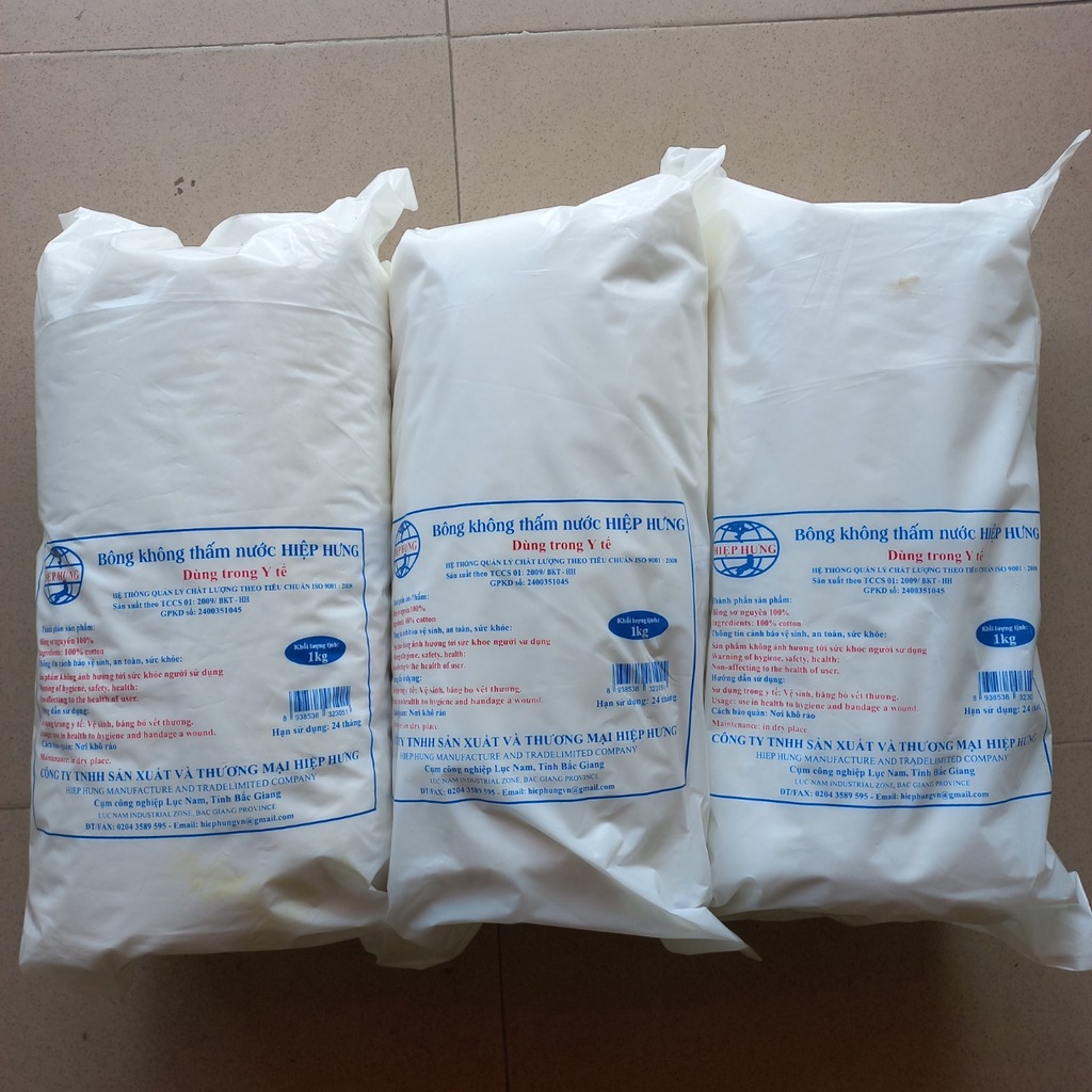 Bông không thấm nước 1kg