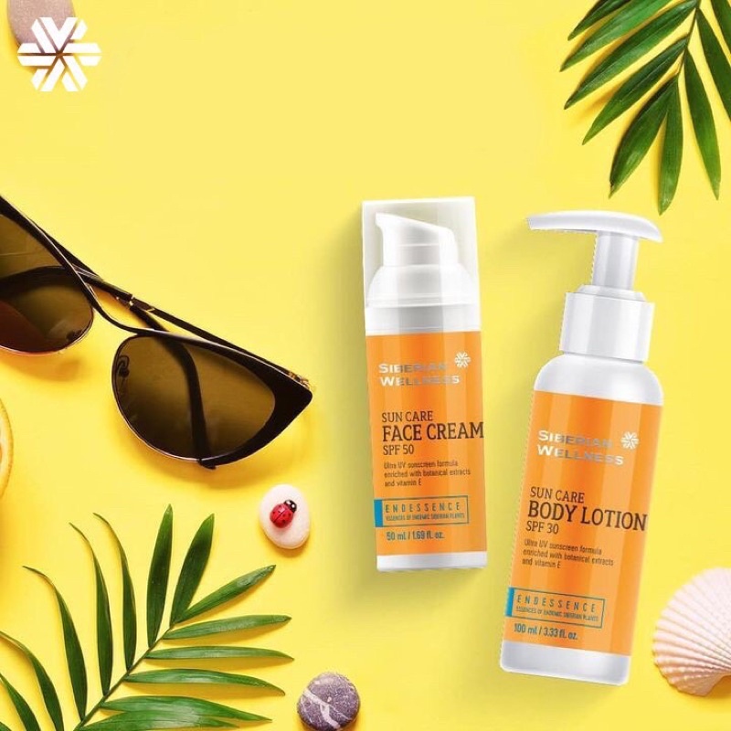 Kem chống nắng cho mặt siberian sun care face cream SPF 50