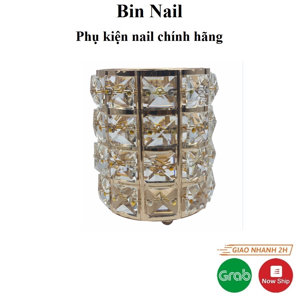 cốc đựng cọ pha lê