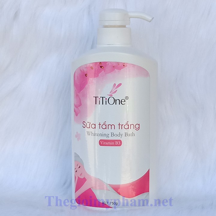 Sữa Tắm Trắng Da Titione 750g