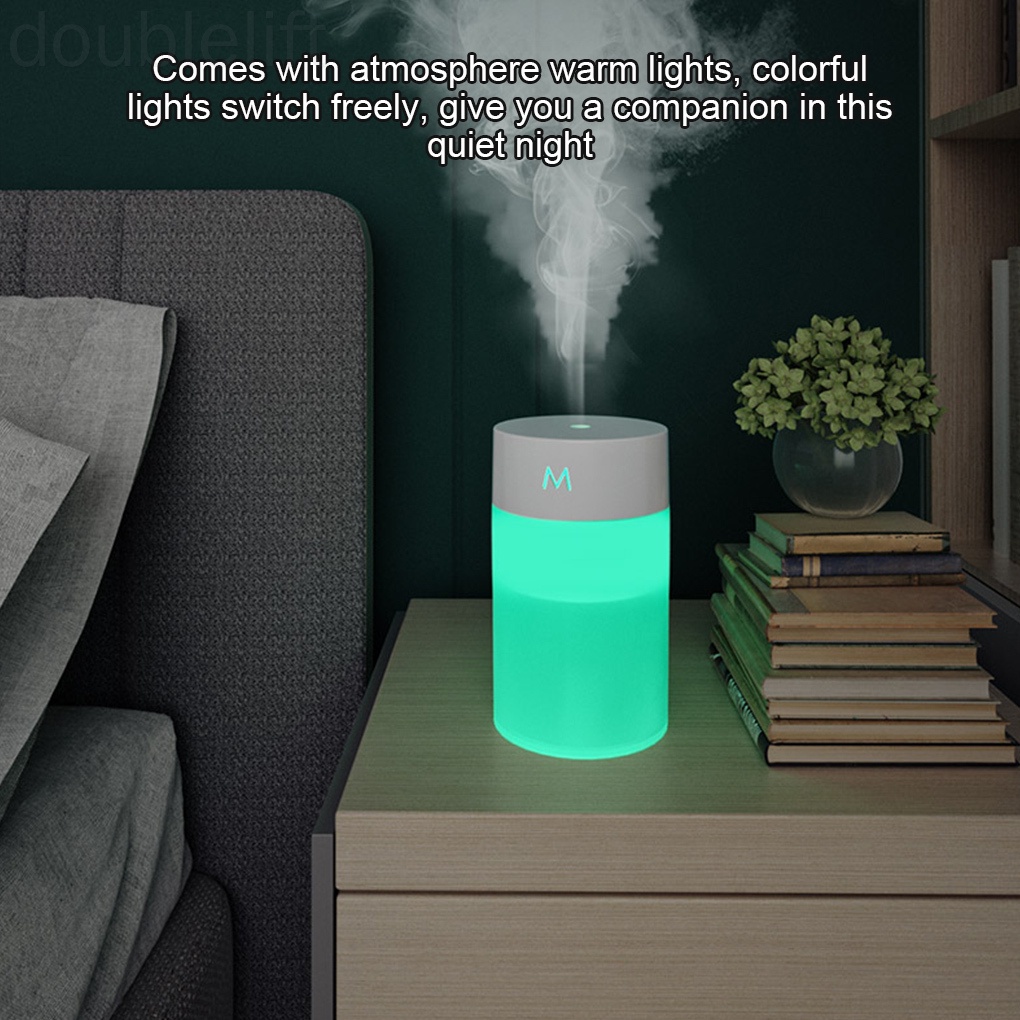 Máy phun sương tạo độ ẩm không khí có đèn led dung tích 260ml