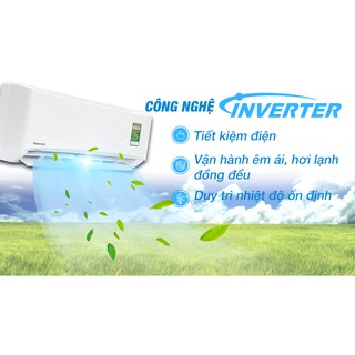 Máy lạnh panasonic inverter 1.5 hp pu12ukh-8