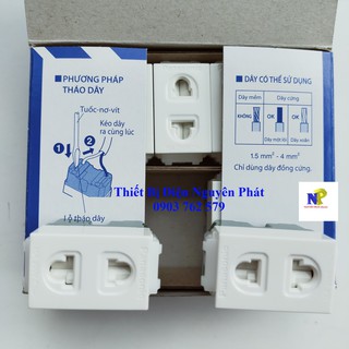 Ổ cắm đơn Panasonic Wide có màn che
