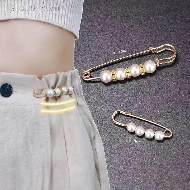 ✿Ready stock✿  The trouser waist is changed to a small artifact, fixed, clothes are and large adjustment Women s waistline anti-failure pin buckle brooch