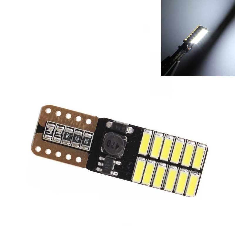 Bóng Đèn LED T10 4014 24 SMD Thay Thế Đèn Xi Nhan Ô Tô, Demi Xe Máy DC 12-24v