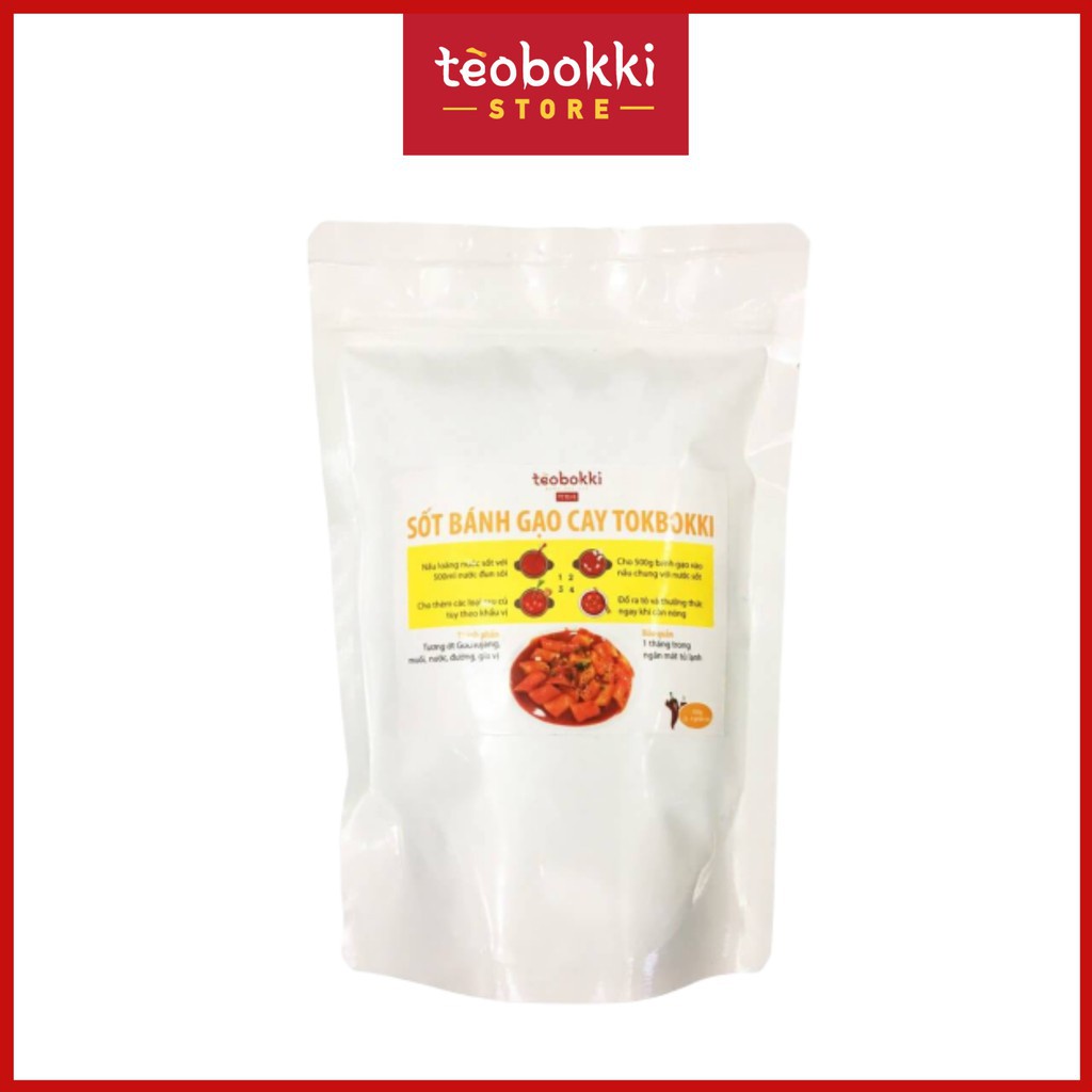 [SHIP HCM] Sốt nêm sẵn gia vị nấu bánh gạo tokbokki 200g - 500g - 1kg