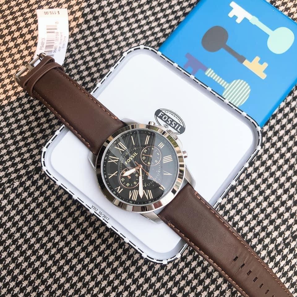 Đồng Hồ Fossil Nam FS4813 Chính Hãng 44mm