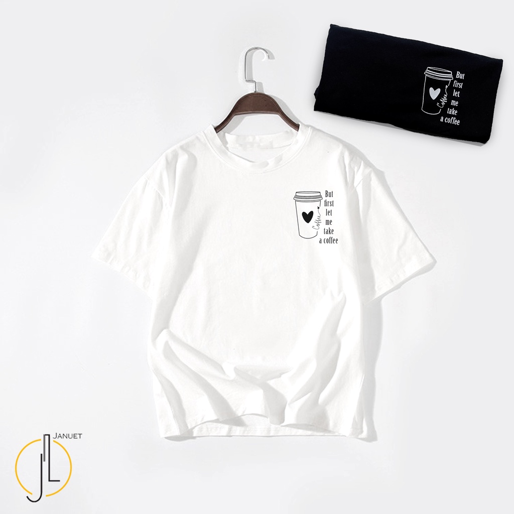 Áo thun nữ form rộng freesize in hình A Coffee JA001