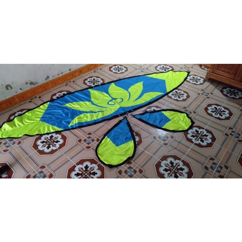 Áo diều hoa sen phối màu