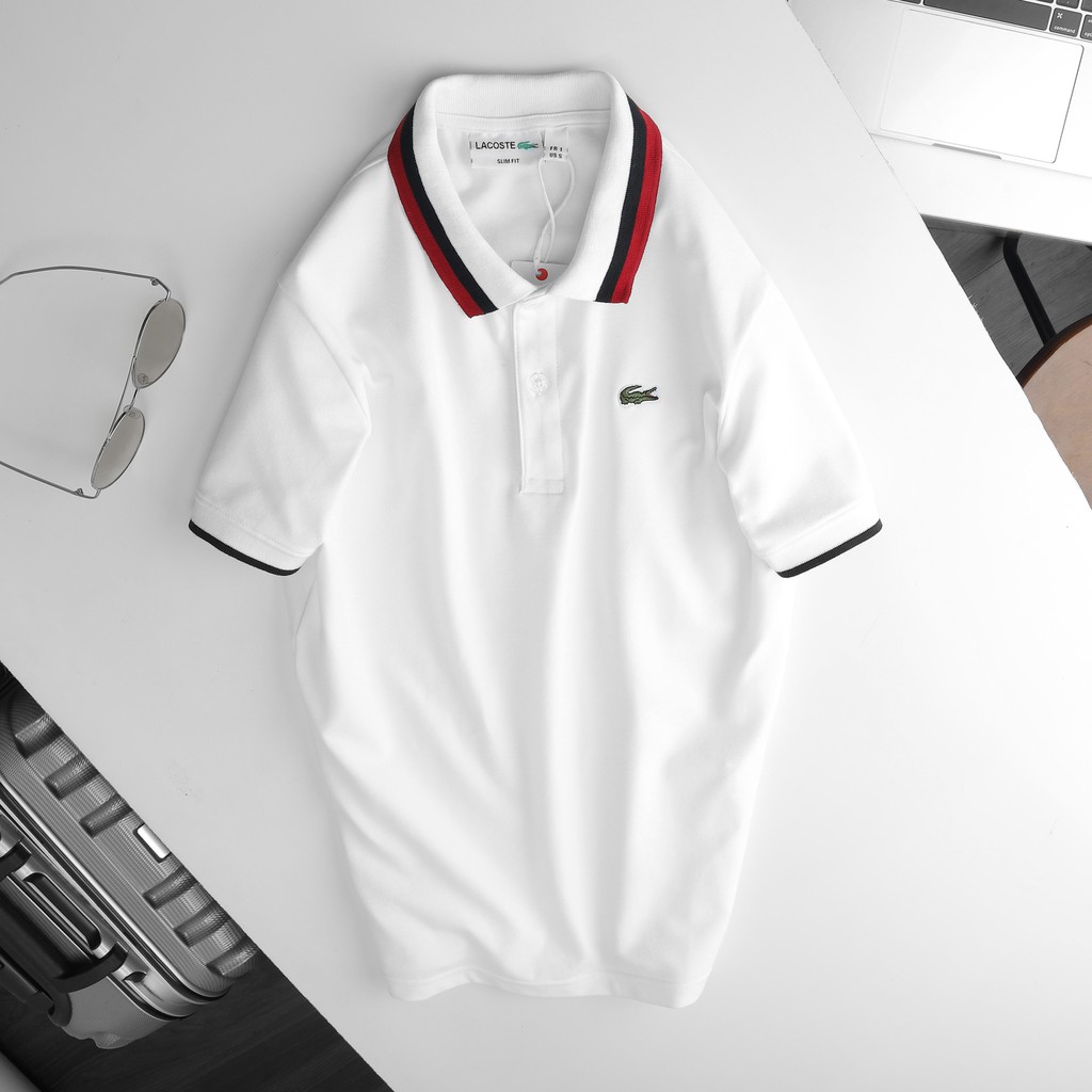 Áo Polo Nam Phối Sọc Cổ Thời Trang, HÀNG VNXK vải cotton co giãn 4 chiều, thấm hút mồ hôi cực tốt | BigBuy360 - bigbuy360.vn