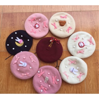 Nón beret lolita/ Mũ nồi lolita
