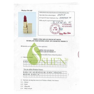 SON MÀU SUE'N CAO CẤP