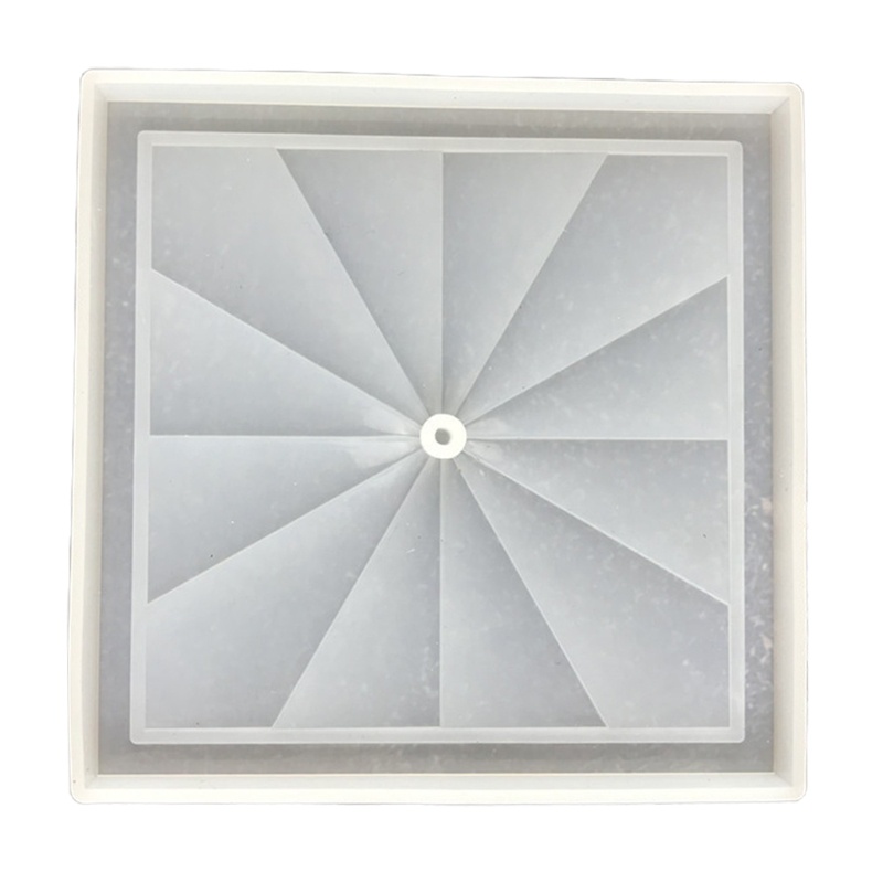 Khuôn Silicone Làm Đồng Hồ Treo Tường Hình Cối Xay Gió