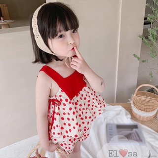 Set bộ chấm bi phối ngực ES bé gái
