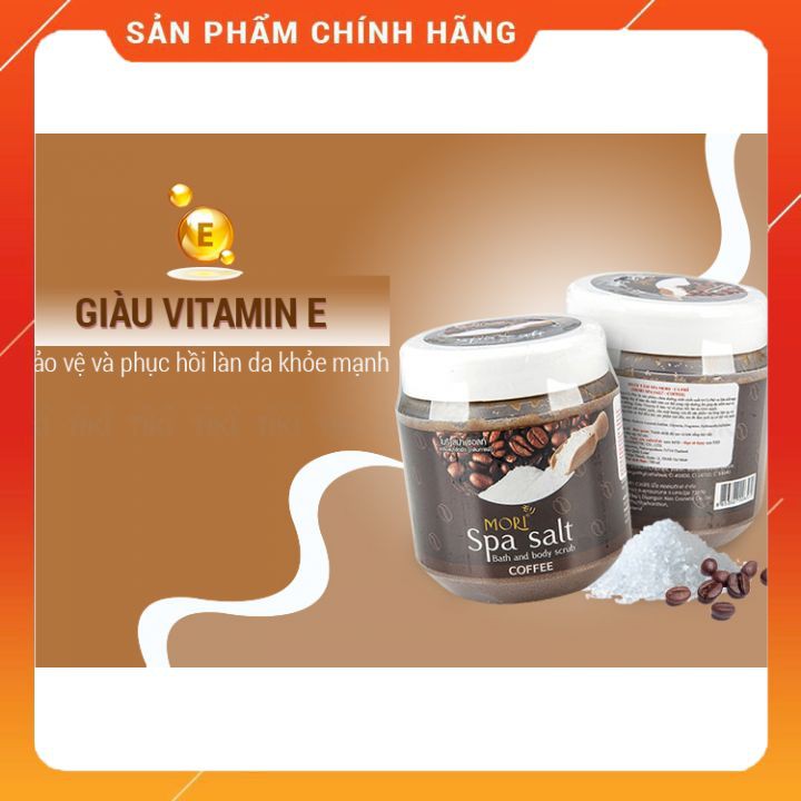 Muối tắm tẩy da chết Cafe Mori 700g/ Tẩy da chết,trắng da toàn thân Cafe Mori(Hộp to 700g)