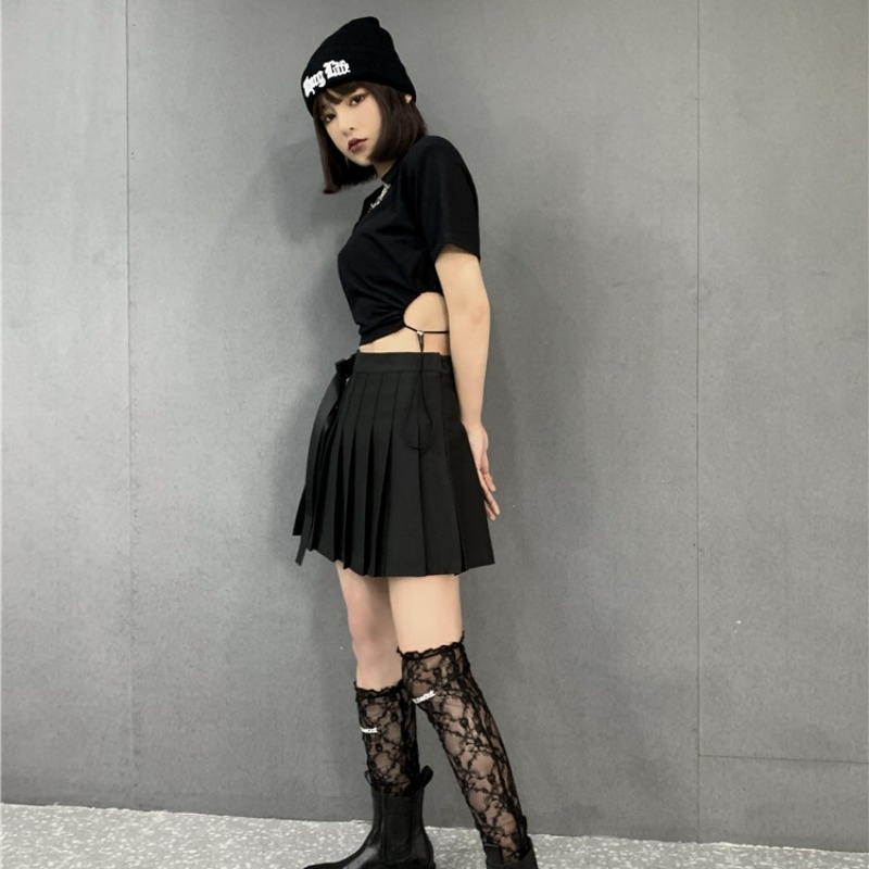 Áo Croptop Polo Cắt Eo Thun Tăm Thời Trang Becky