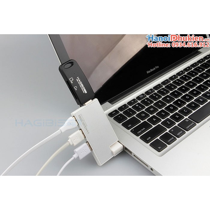 Bộ chia USB 3.0 - 1 ra 4 chuyên dùng cho Laptop, Macbook, Surface PRO kiểu dáng nhỏ gọn