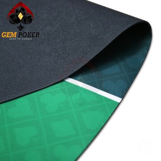 ♛THẢM POKER TRÒN CAO SU CAO CẤP GREEN♛