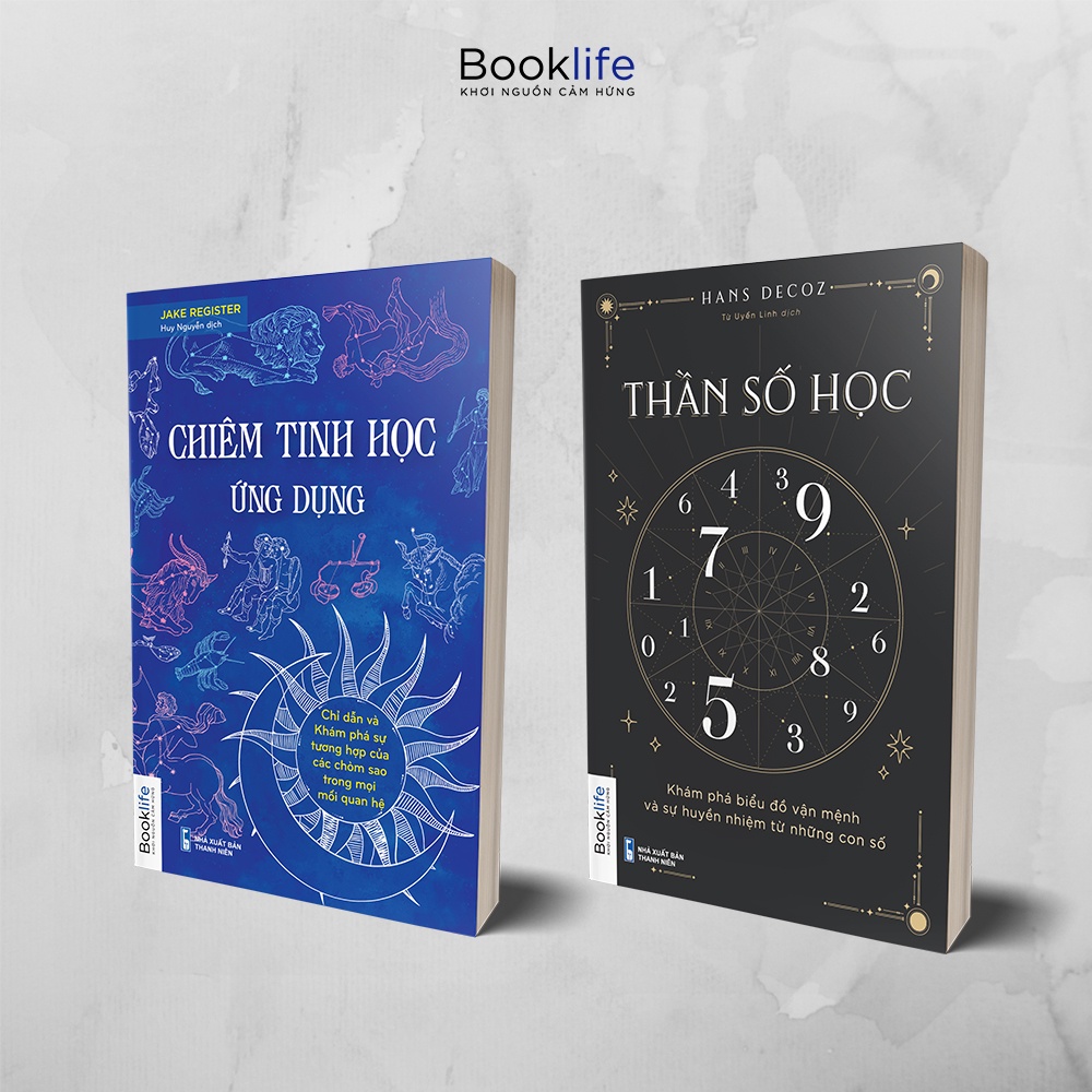 Sách - Combo 2 cuốn: Chiêm tinh học ứng dụng + Thần số học ứng dụng - 1980Books