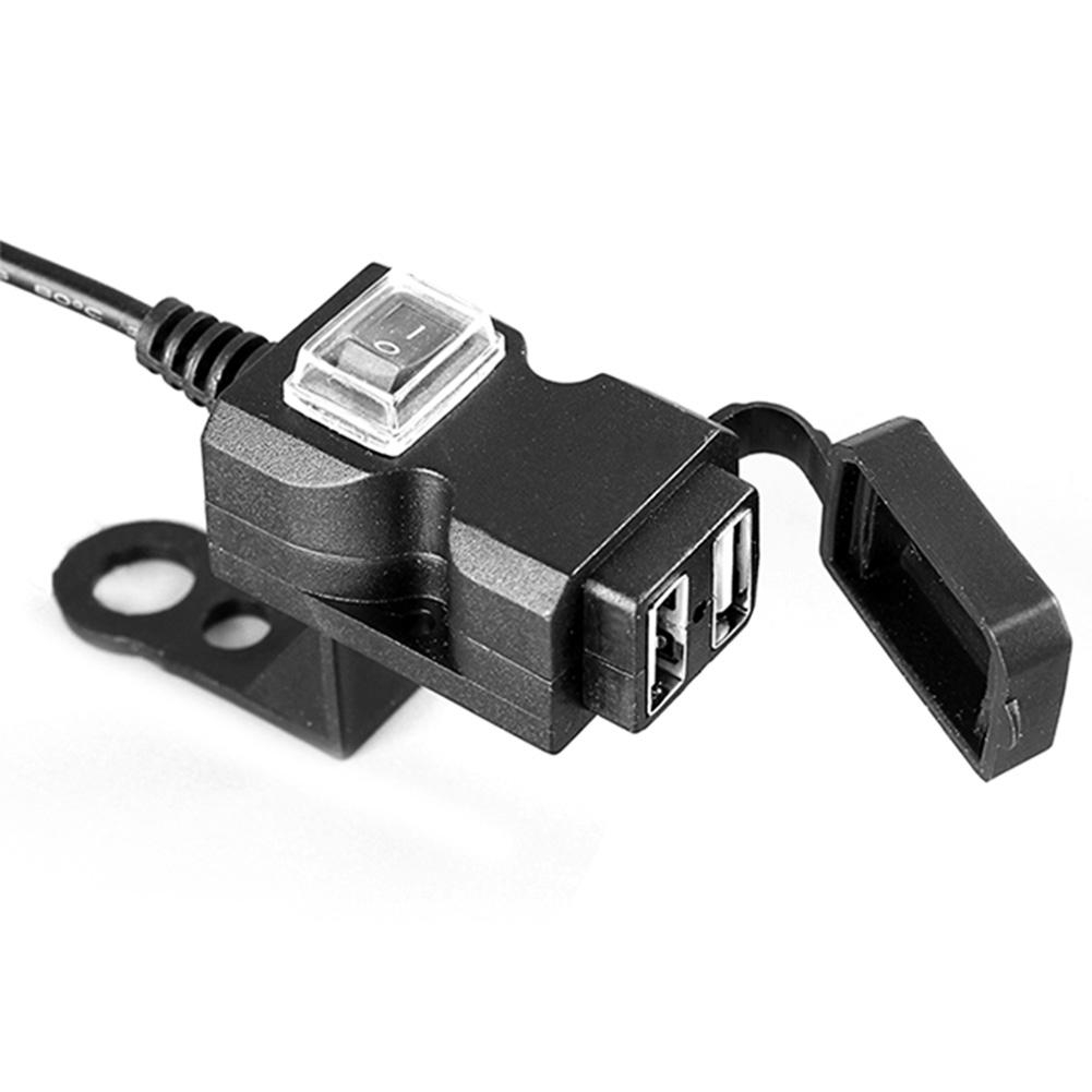 🎉 SD Điện thoại xe máy 12V-24V 2USB Nguồn cung cấp GPS Ổ cắm sạc