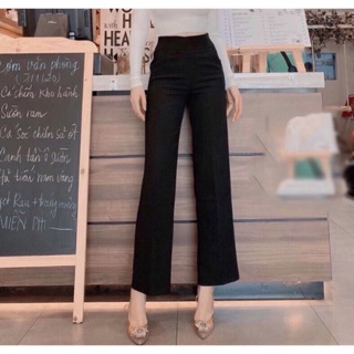 Quần tây dài big size ống suông lưng thun size lớn 65-90kg