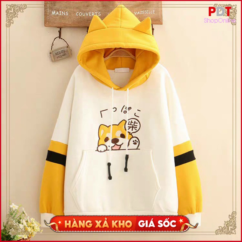 [HÀNG XẢ KHO | GIÁ SỐC]ÁO KHOÁC NỈ HOODIE MÈO SIÊU KUTE KN01 | KN01|Bảo Hành 1 Đổi 1|pdtshoponline