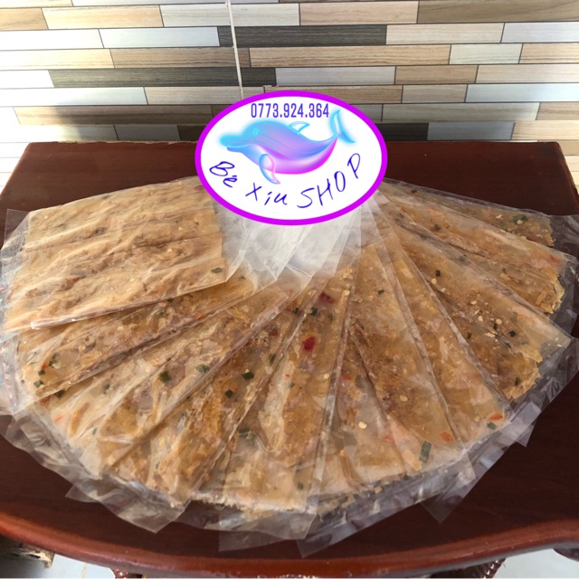 Bánh tráng dẻo cuốn hành phi