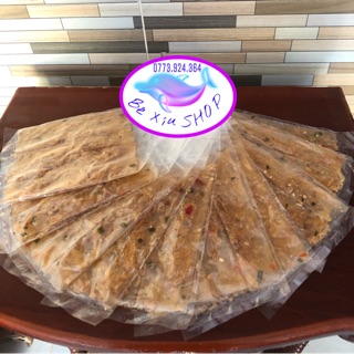 Bánh tráng dẻo cuốn hành phi