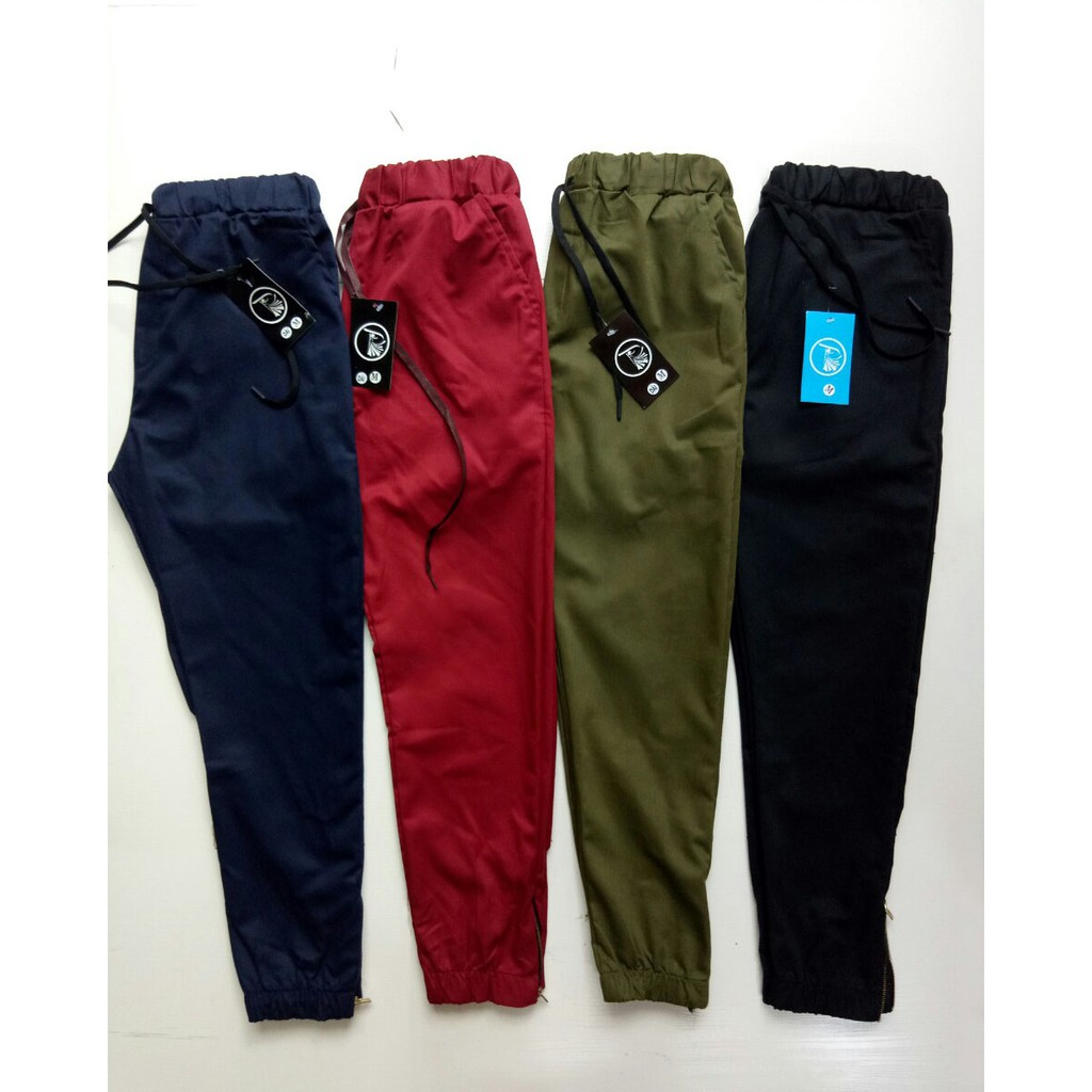 Quần jogger lưng thun bo chân có zip | BigBuy360 - bigbuy360.vn