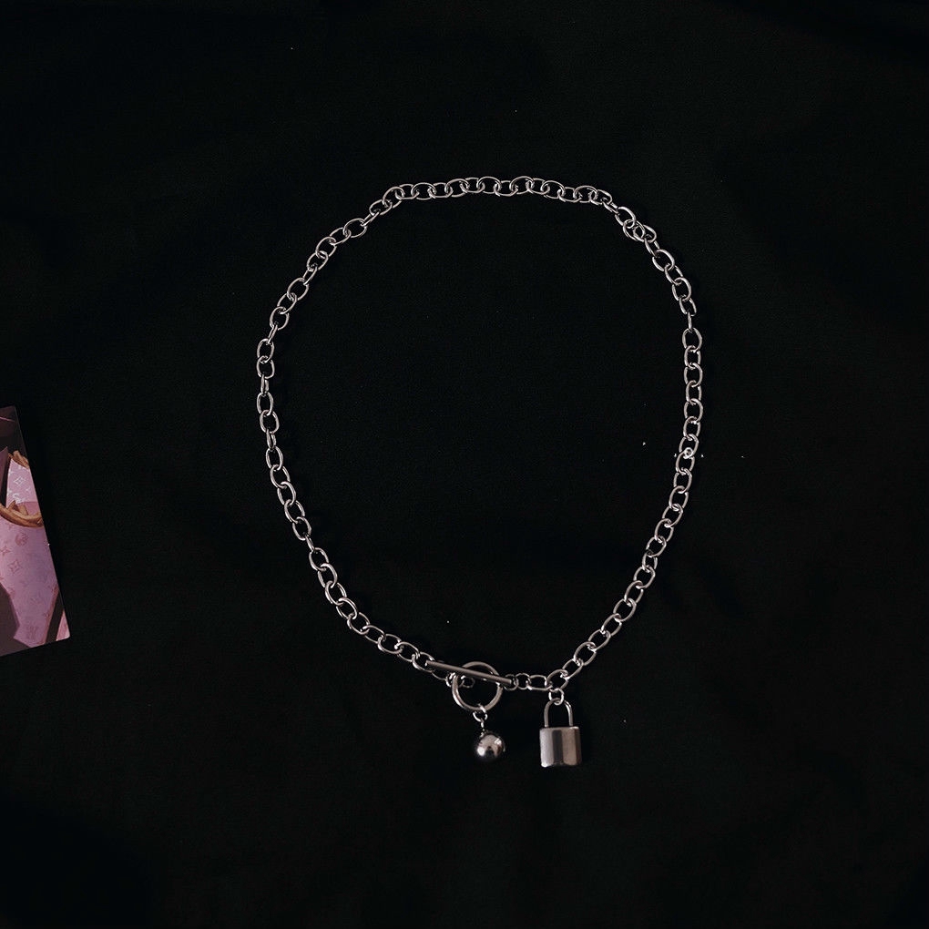 Dây Chuyền Thép Titan Phong Cách Hip Hop Đường Phố Đơn Giản 22368