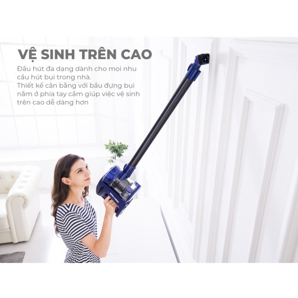 Máy Hút Bụi Không Dây Cầm Tay Gia Đình Đa Năng PUPPYOO WP536