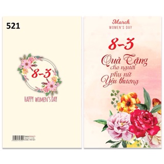 Thiệp chúc mừng 8/3(Happy Women's Day)
