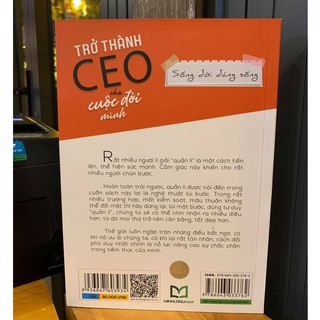 Sách : Trở Thành CEO Của Cuộc Đời Mình