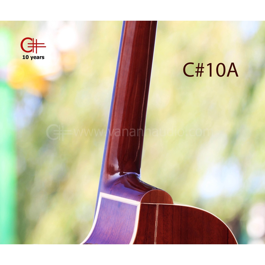 Đàn Guitar Acoustic C#10A (TẶNG BAO DA, CAPO, PHÍM GẢY)