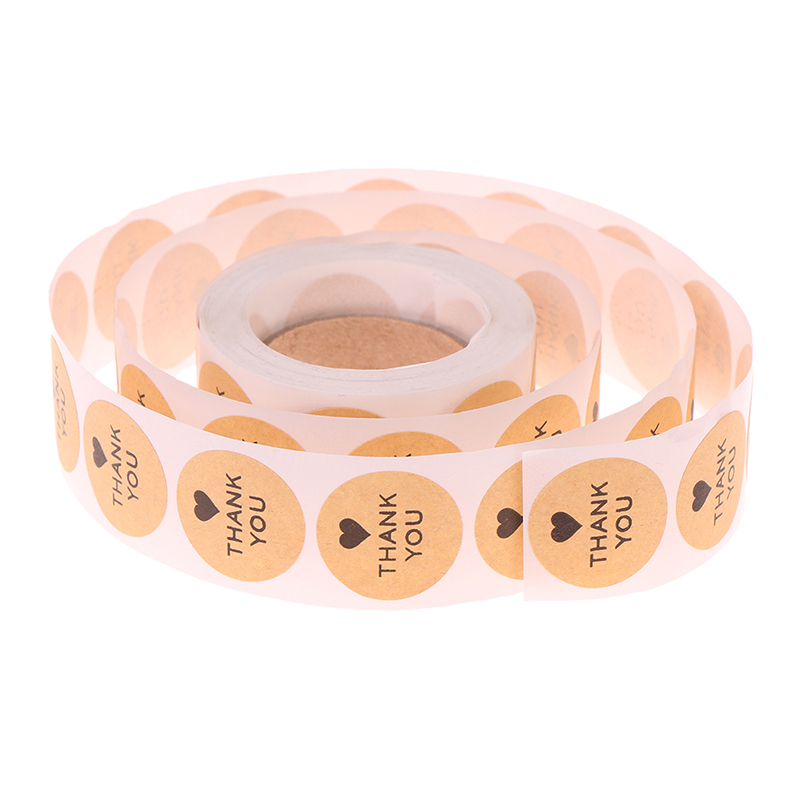 Hình Dán Trái Tim 500 Thank You