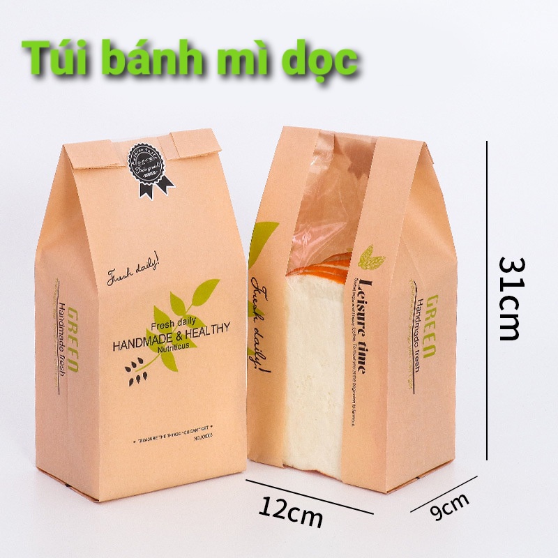 10 Túi Bánh Mì Hoa Cúc dọc