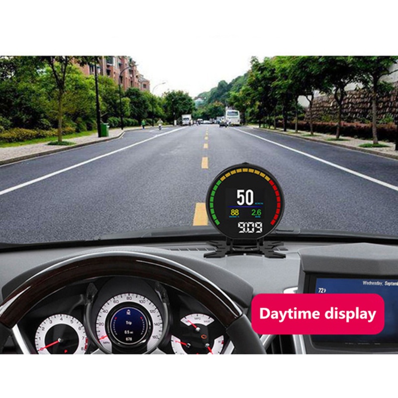 Edb * Đồng Hồ Đo Tốc Độ Xe Hơi HUD Hiển Thị Rất Trong Suốt Vào Ban Ngày