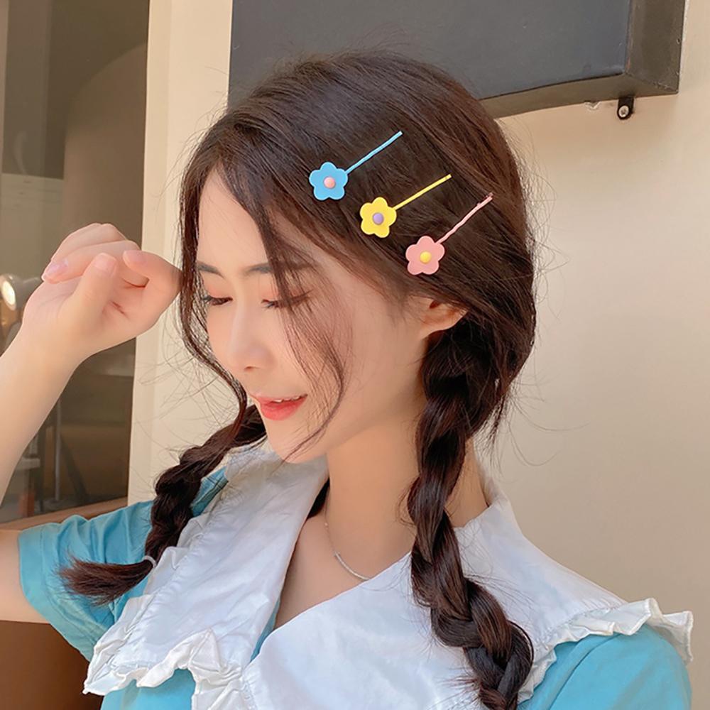 Kẹp Tóc Hình Hoa Lấp Lánh Phong Cách Hàn Quốc Cho Nữ