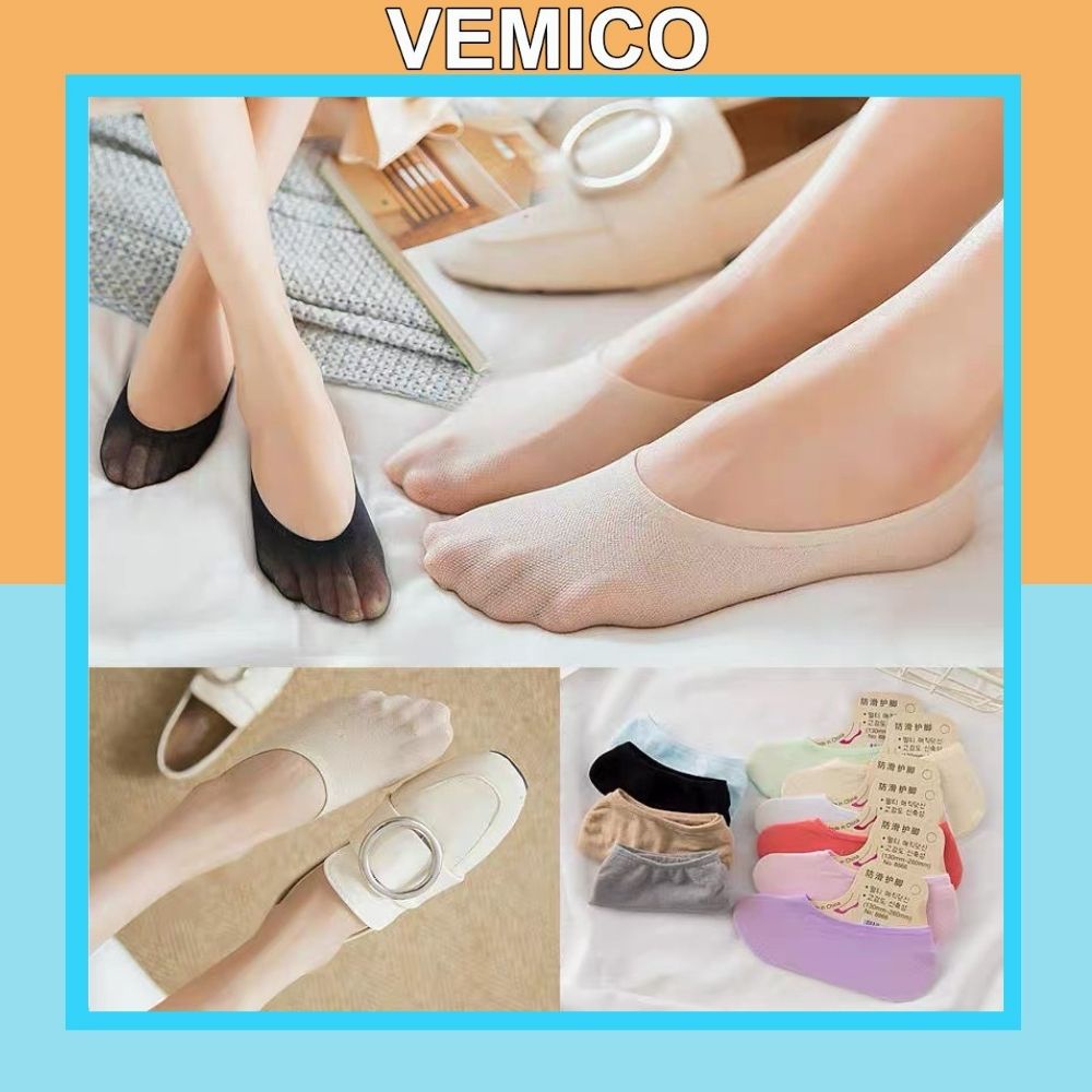 Vớ hài nữ Vemico  phong cách Hàn Quốc vintage, xinh xăn TH01