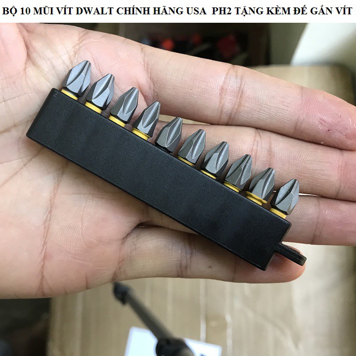 10 Mũi Vít Ngắn 25mm DeWalt Chính Hãng ph2