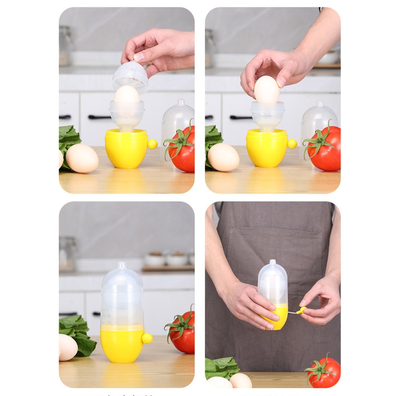 Dụng Cụ Đánh Trứng Cầm Tay Bằng Nhựa Tiện Dụng