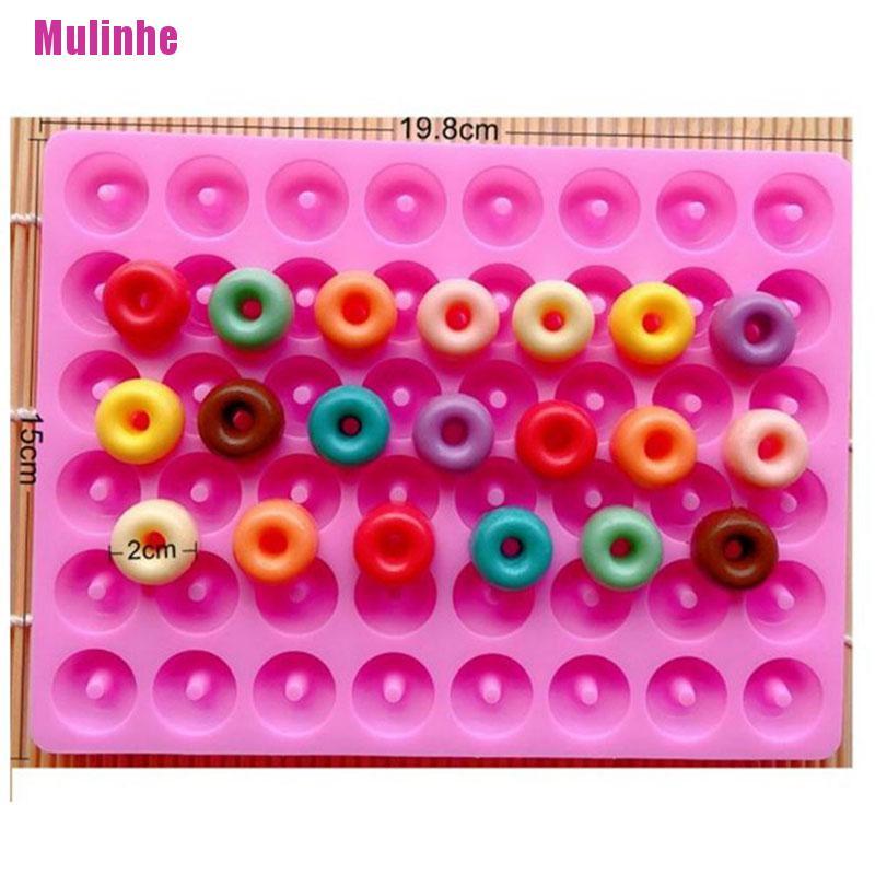Khuôn Silicone 48 Ngăn Làm Bánh Donut / Socola Tiện Dụng
