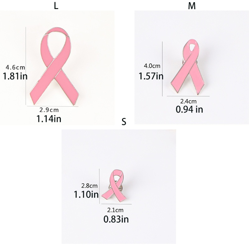 Ghim Cài Áo Hình Ruy Băng Bằng Hợp Kim Màu Hồng Dành Cho Nữ