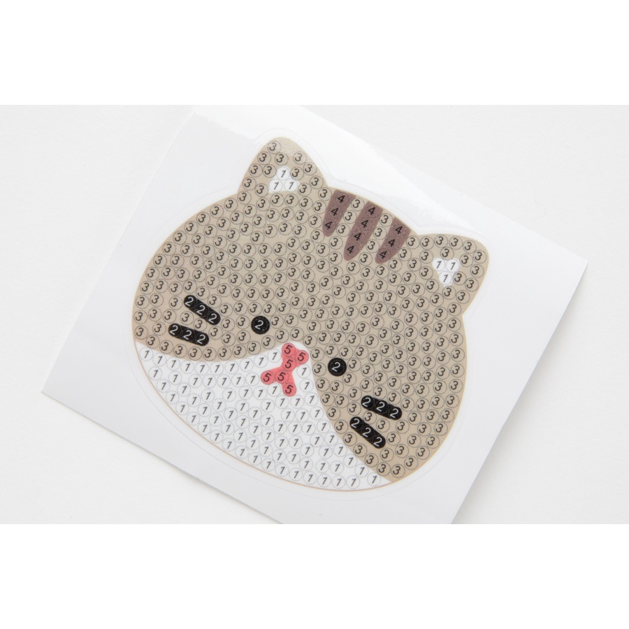 Sticker Đính Đá ARTBOX Hàn Quốc Hình Khuôn Mặt Mèo