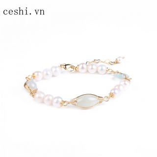 14K natural pearl bracelet